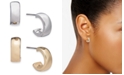 Alfani Two-Tone 2-Pc. Set Small Hoop Earrings  , Created for Macy's 